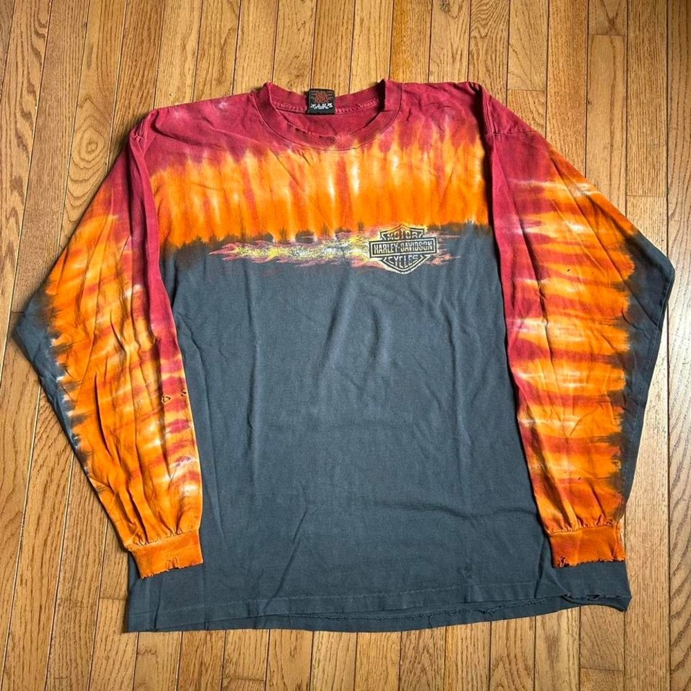 Vintage 90's Harley Davidson Long Sleeve Shirt